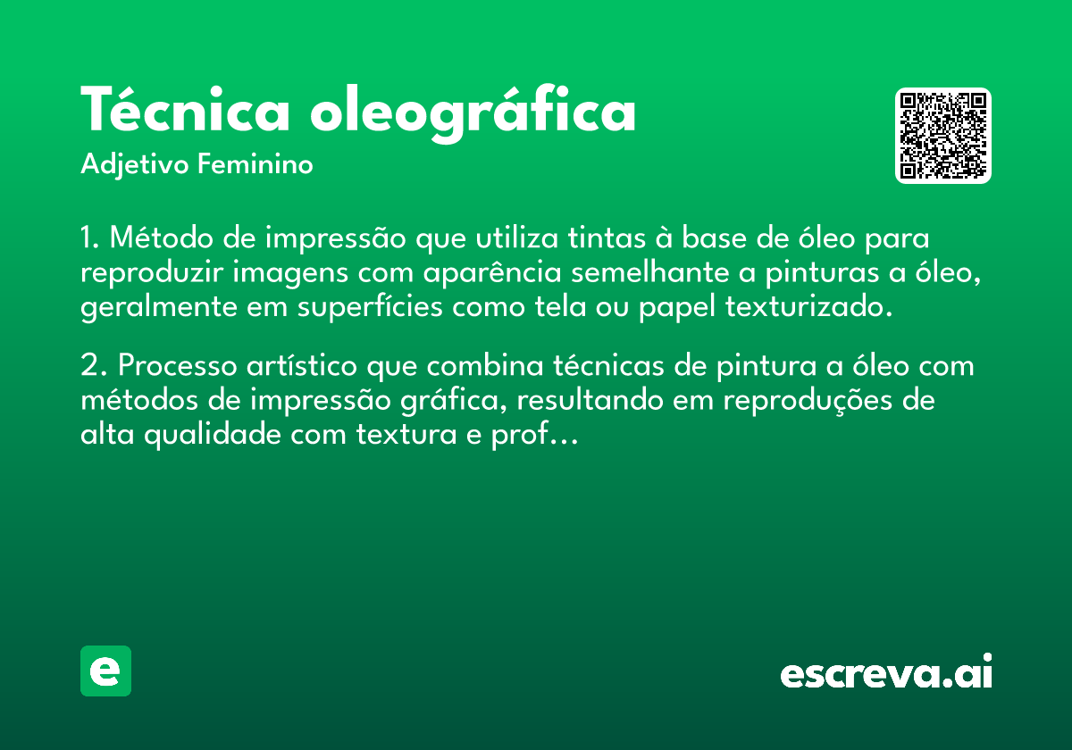 técnica oleográfica