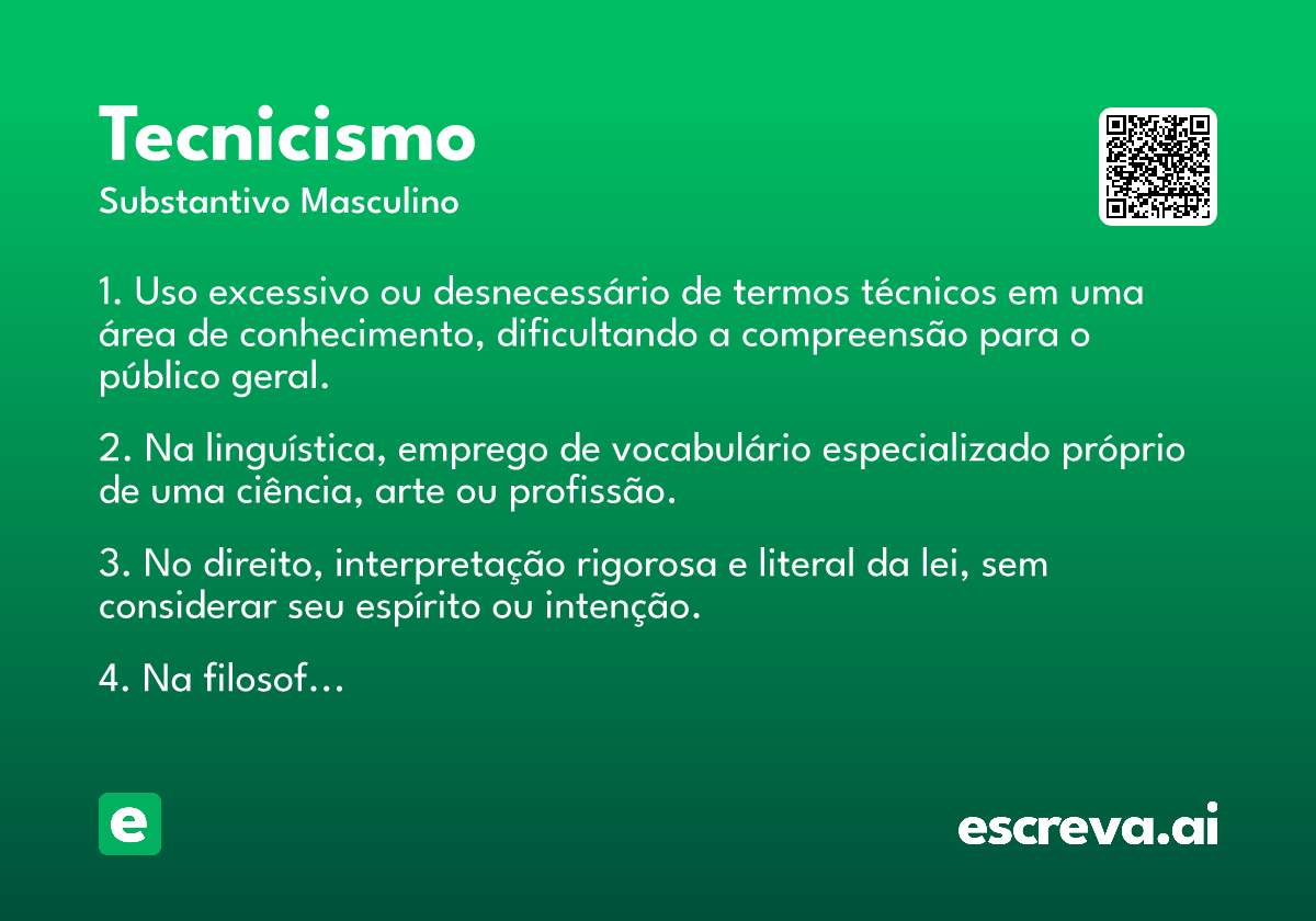 tecnicismo
