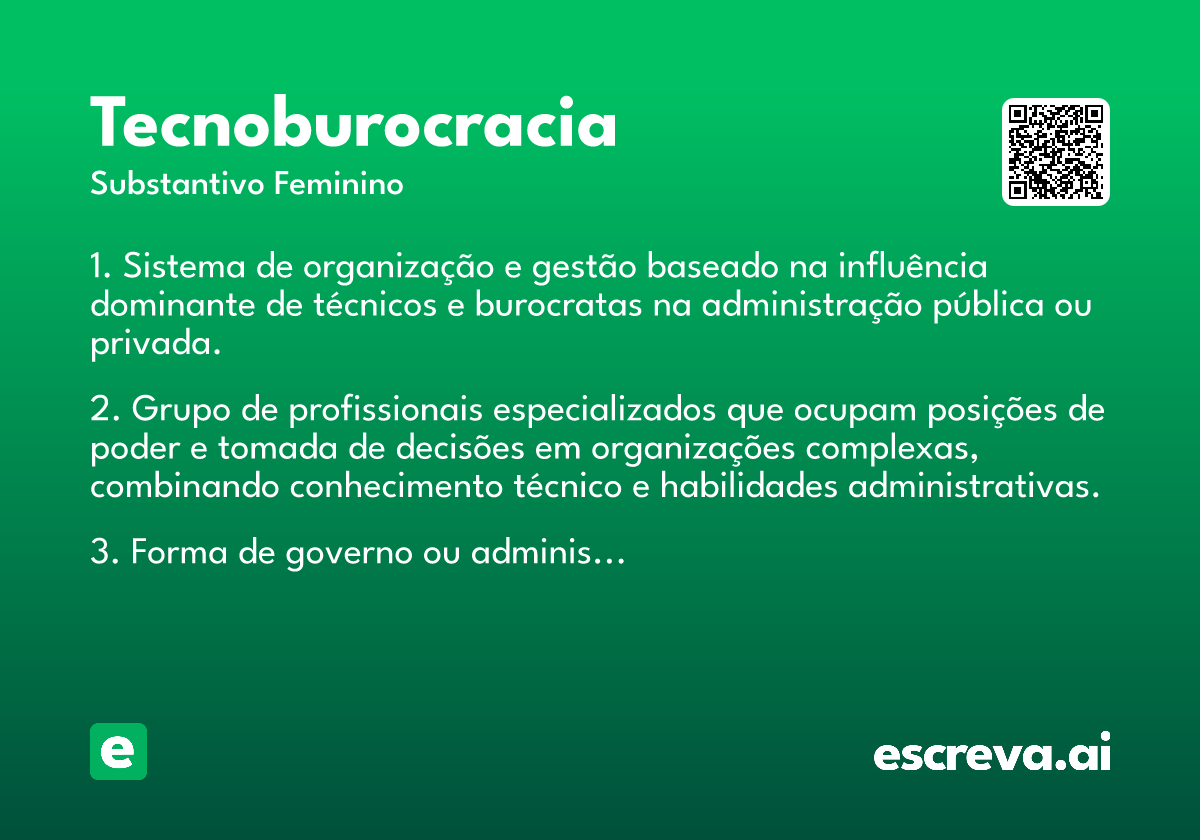 tecnoburocracia