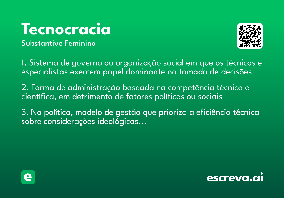 tecnocracia