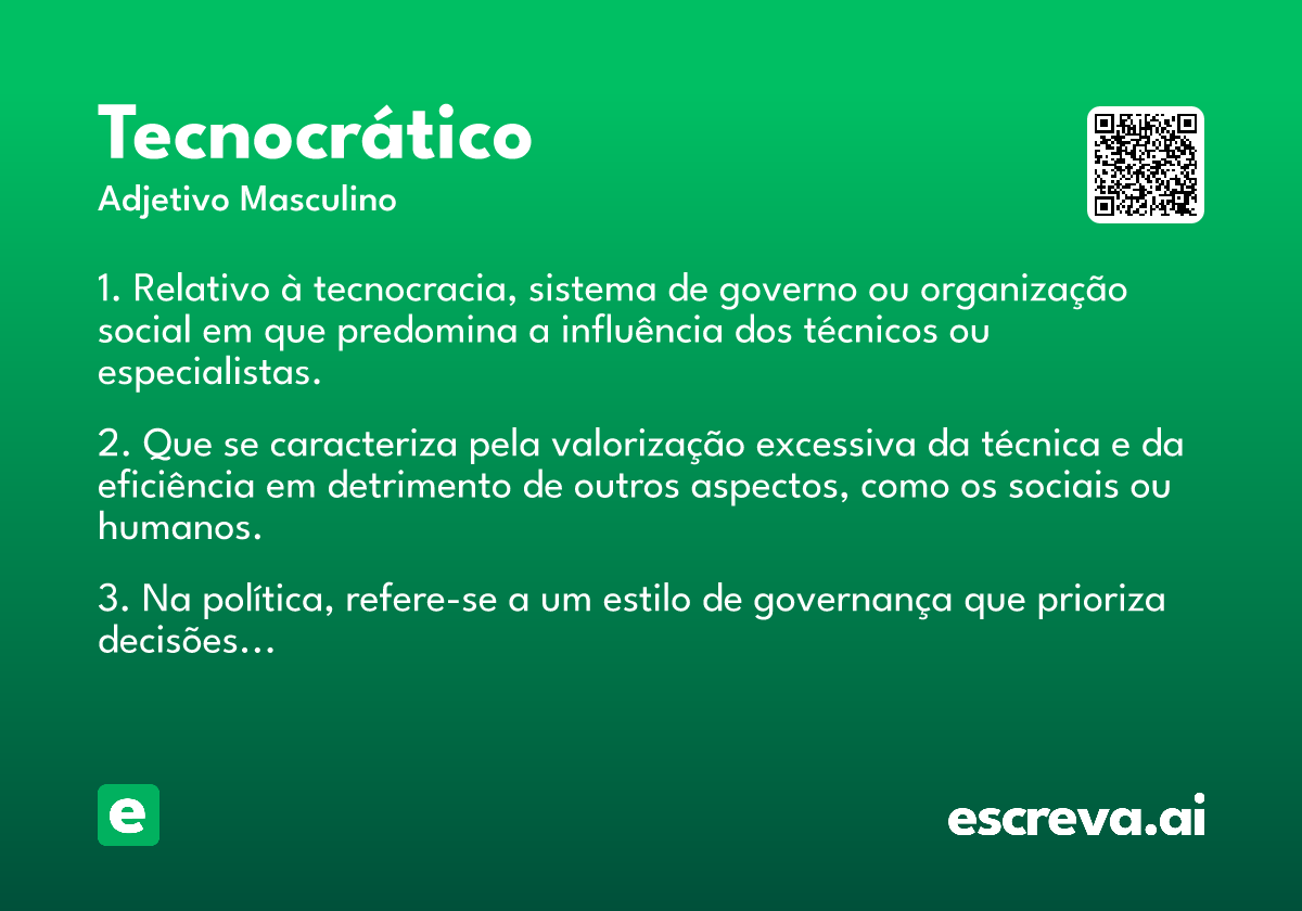 tecnocrático