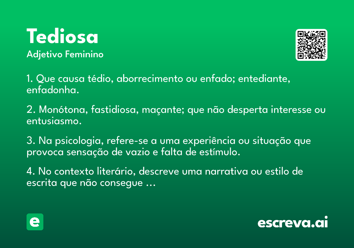 tediosa