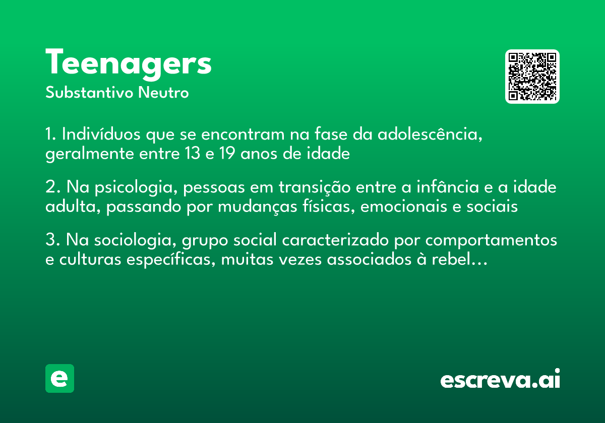 teenagers