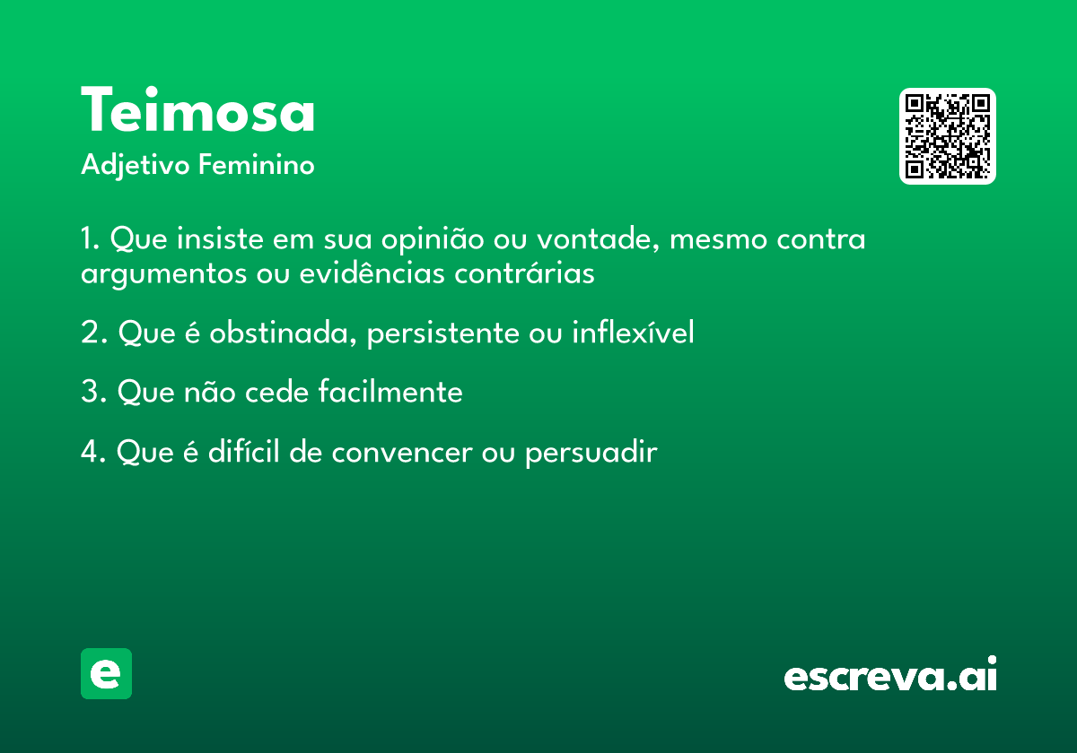 teimosa