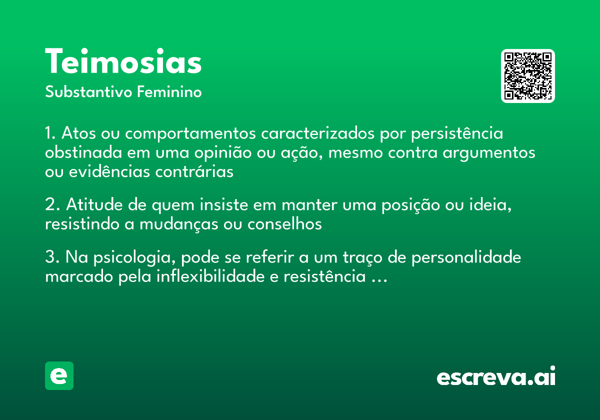 teimosias