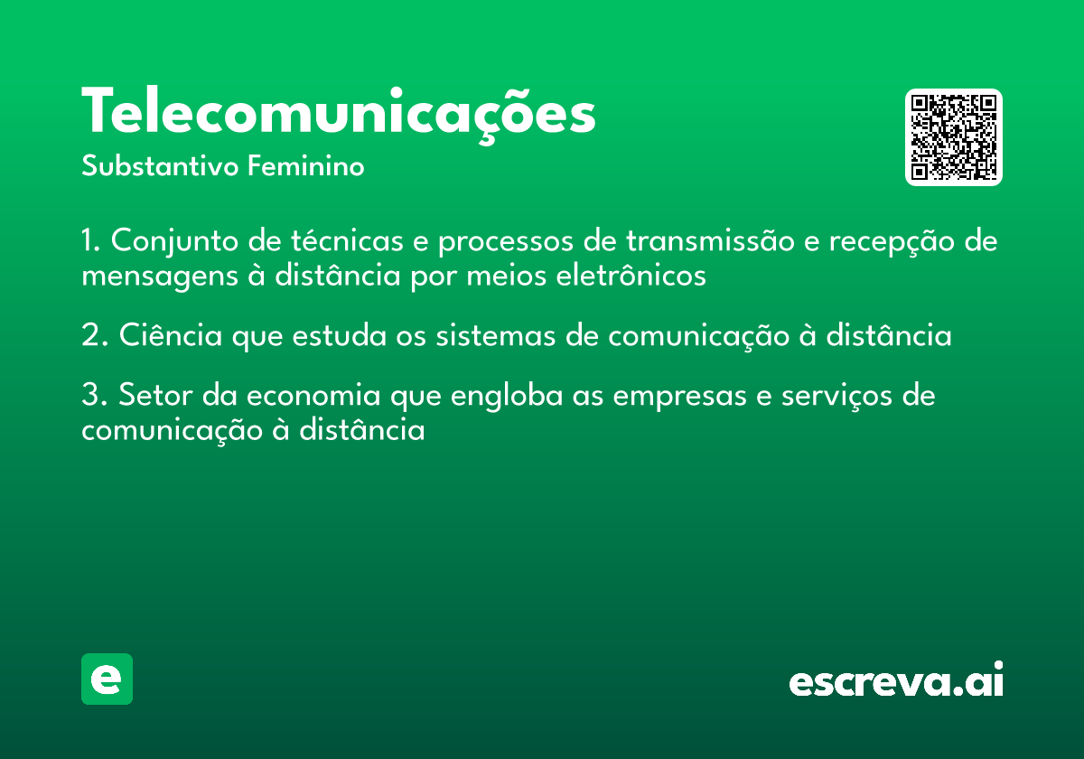 telecomunicações
