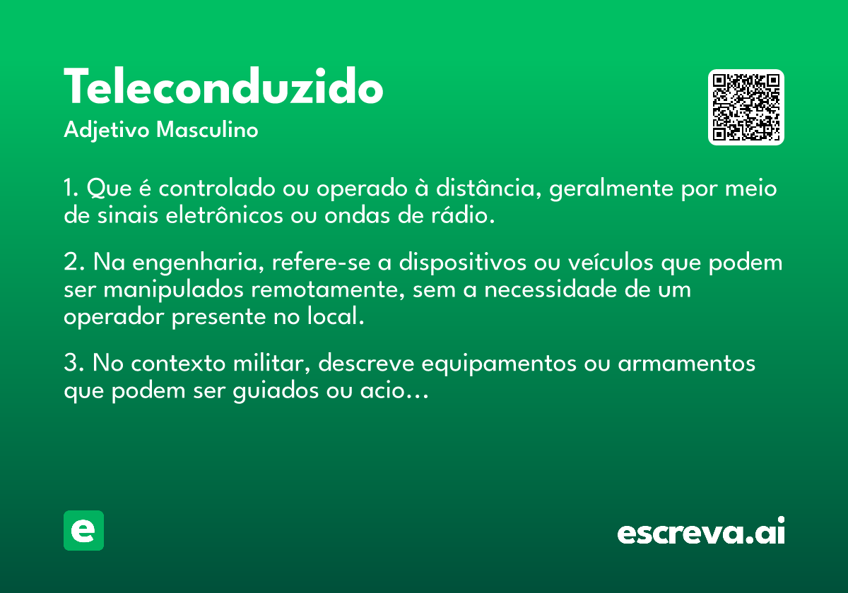 teleconduzido