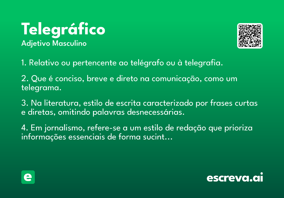 telegráfico