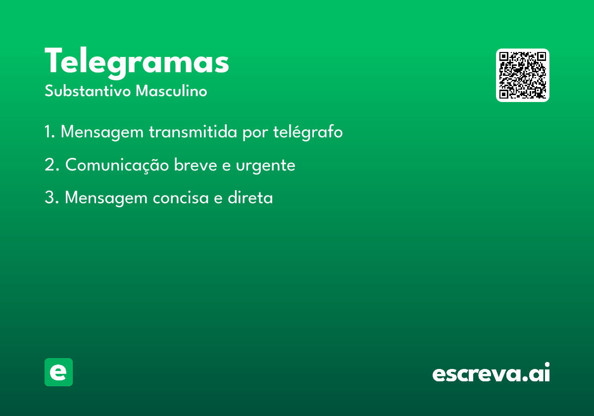 telegramas