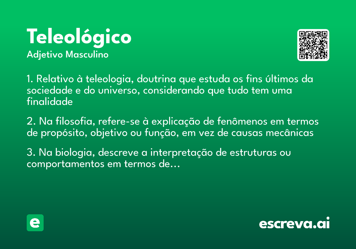 teleológico