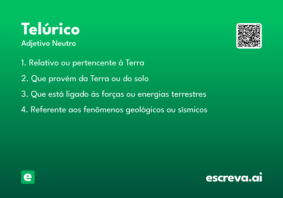 telúrico
