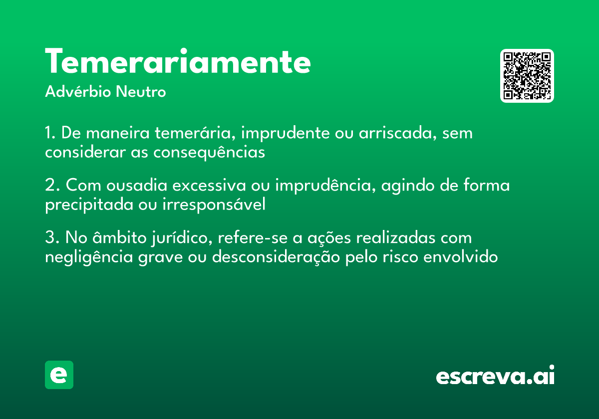 temerariamente