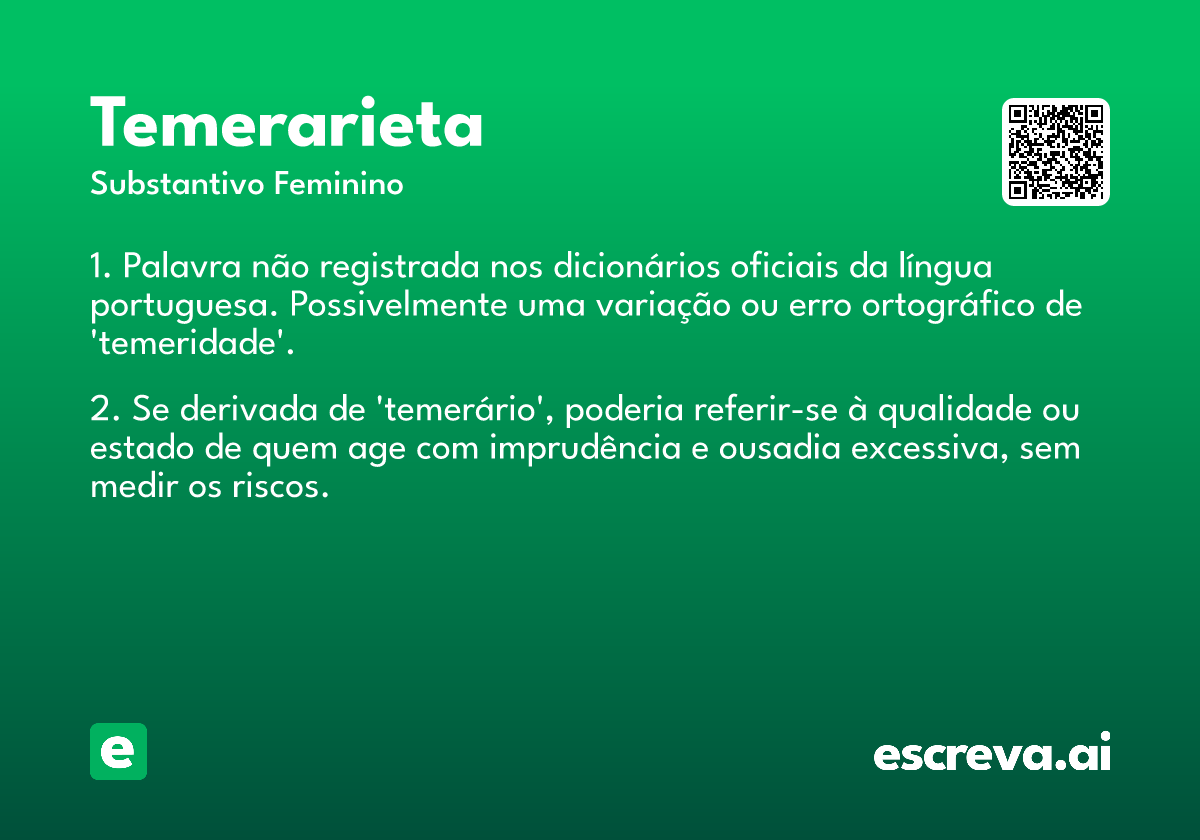 temerarieta