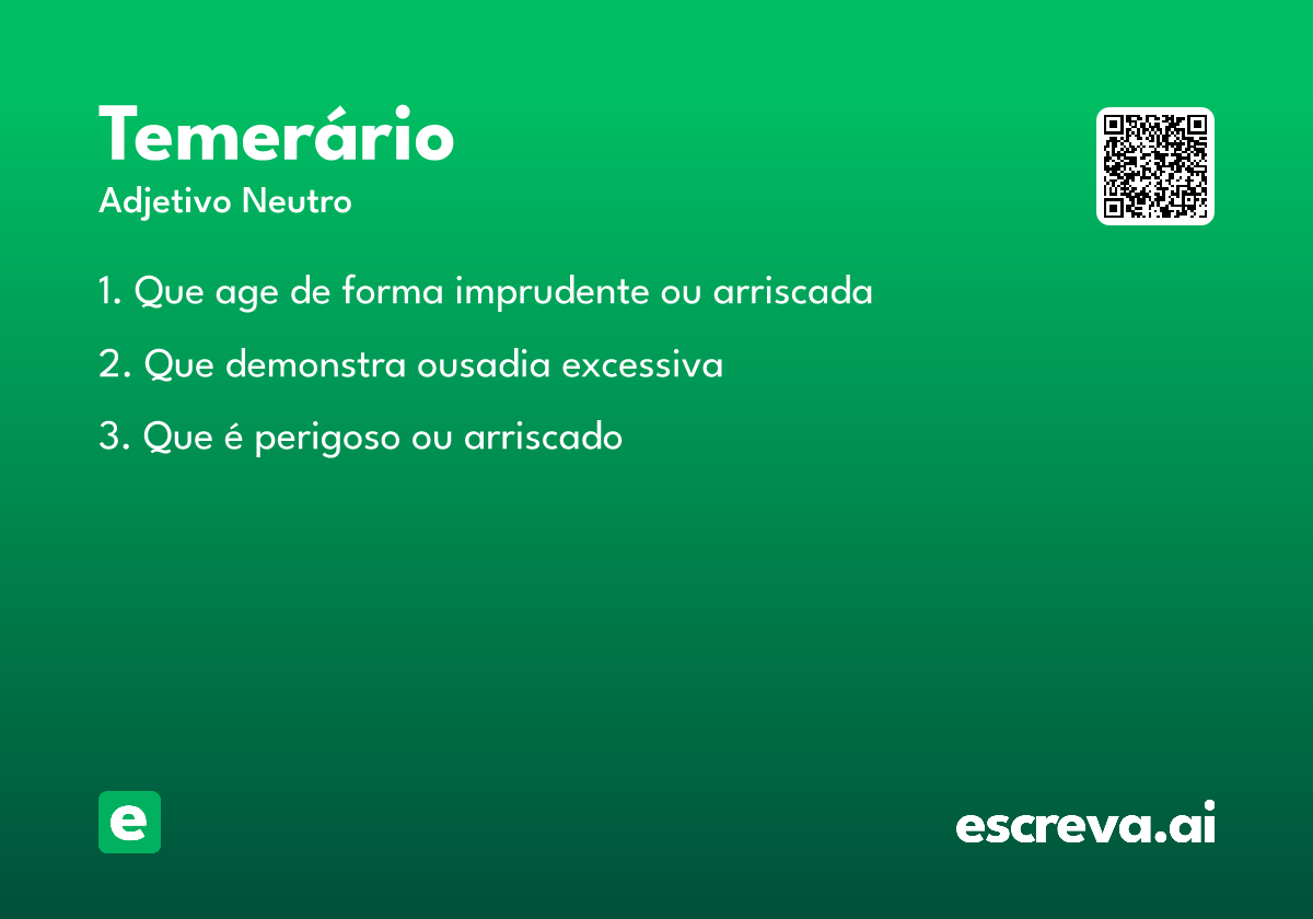 temerário