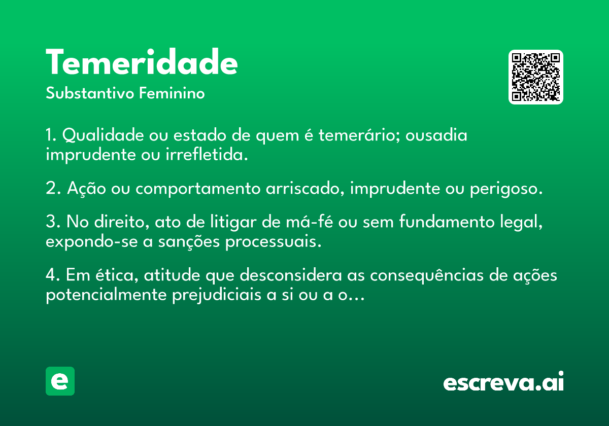 temeridade