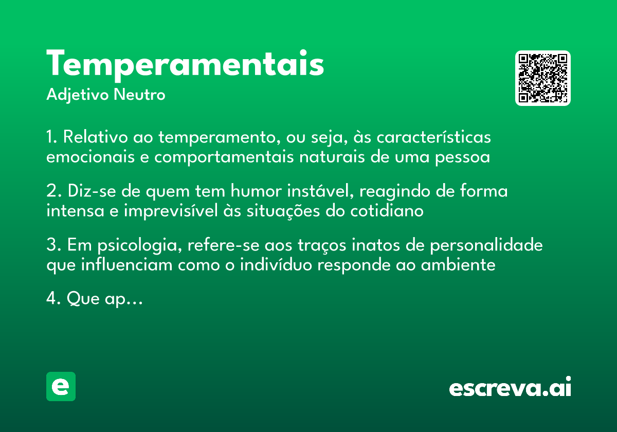 temperamentais