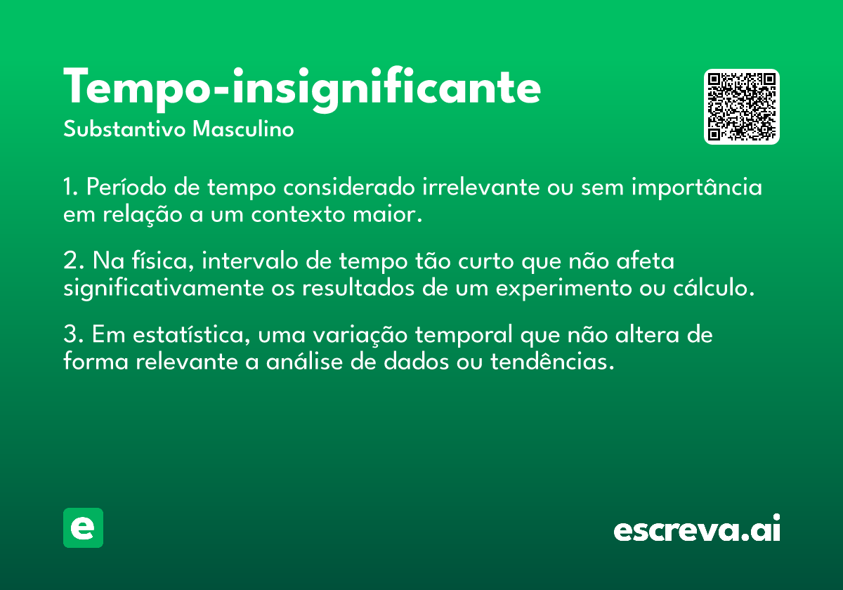 tempo-insignificante