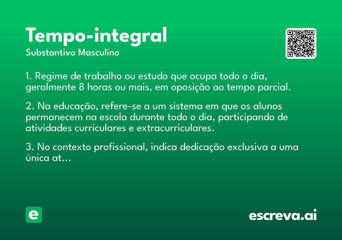tempo-integral