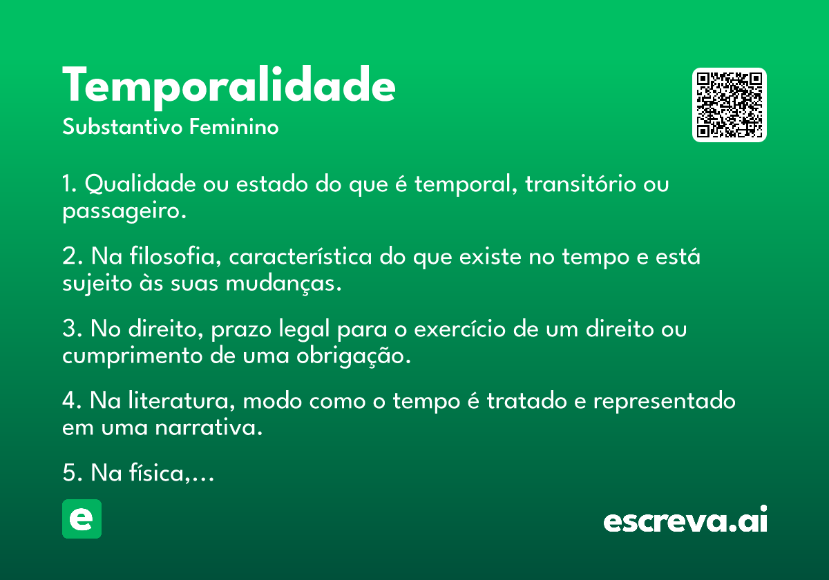 temporalidade