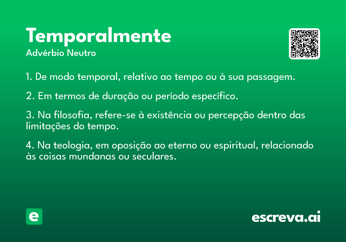 temporalmente
