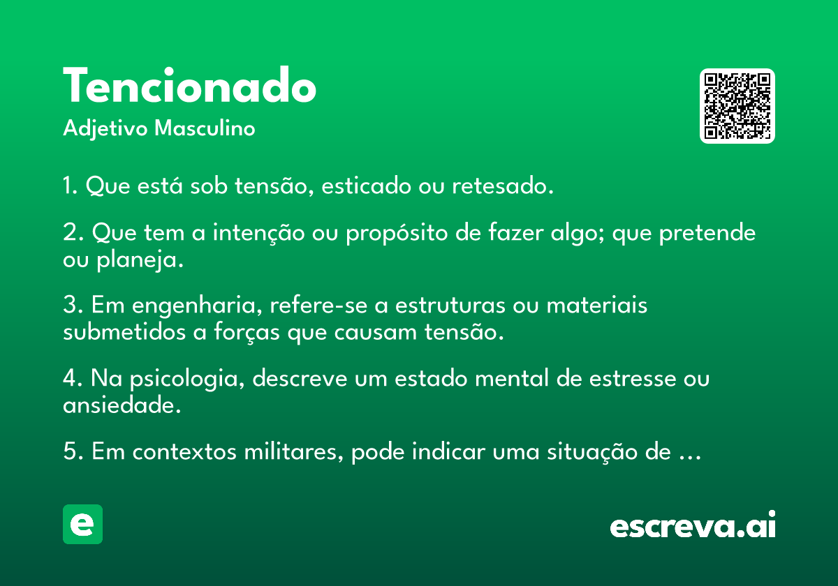 tencionado