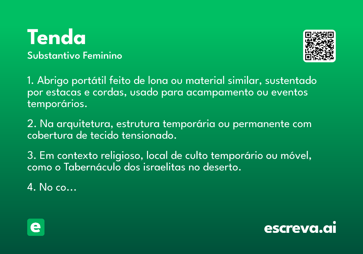 tenda