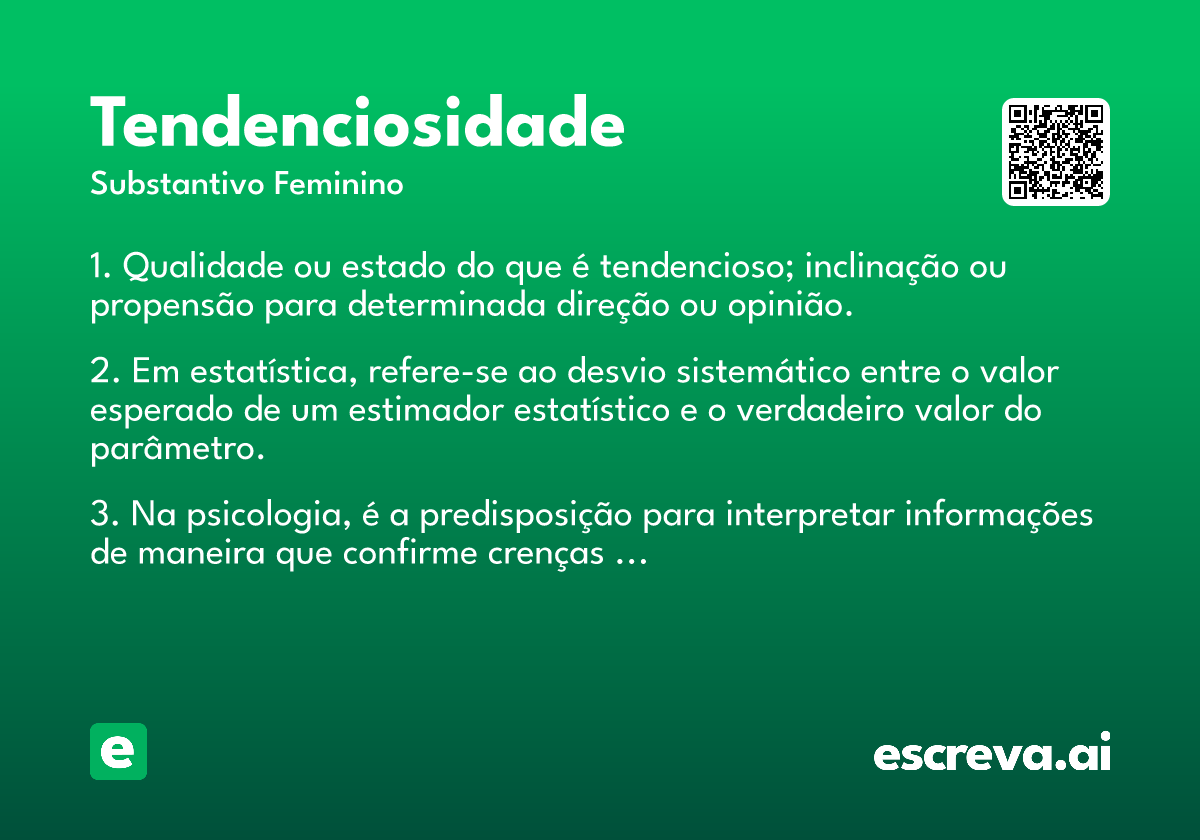 tendenciosidade