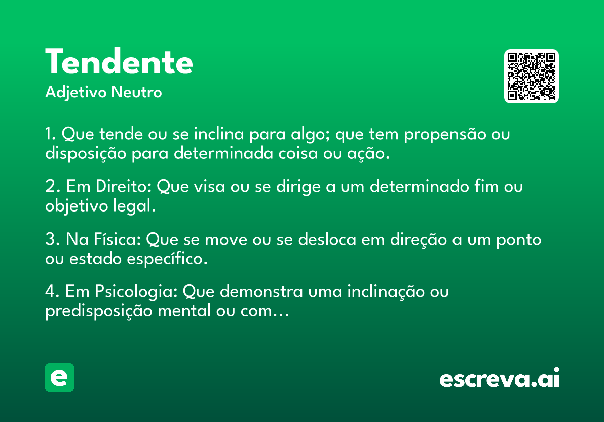 tendente