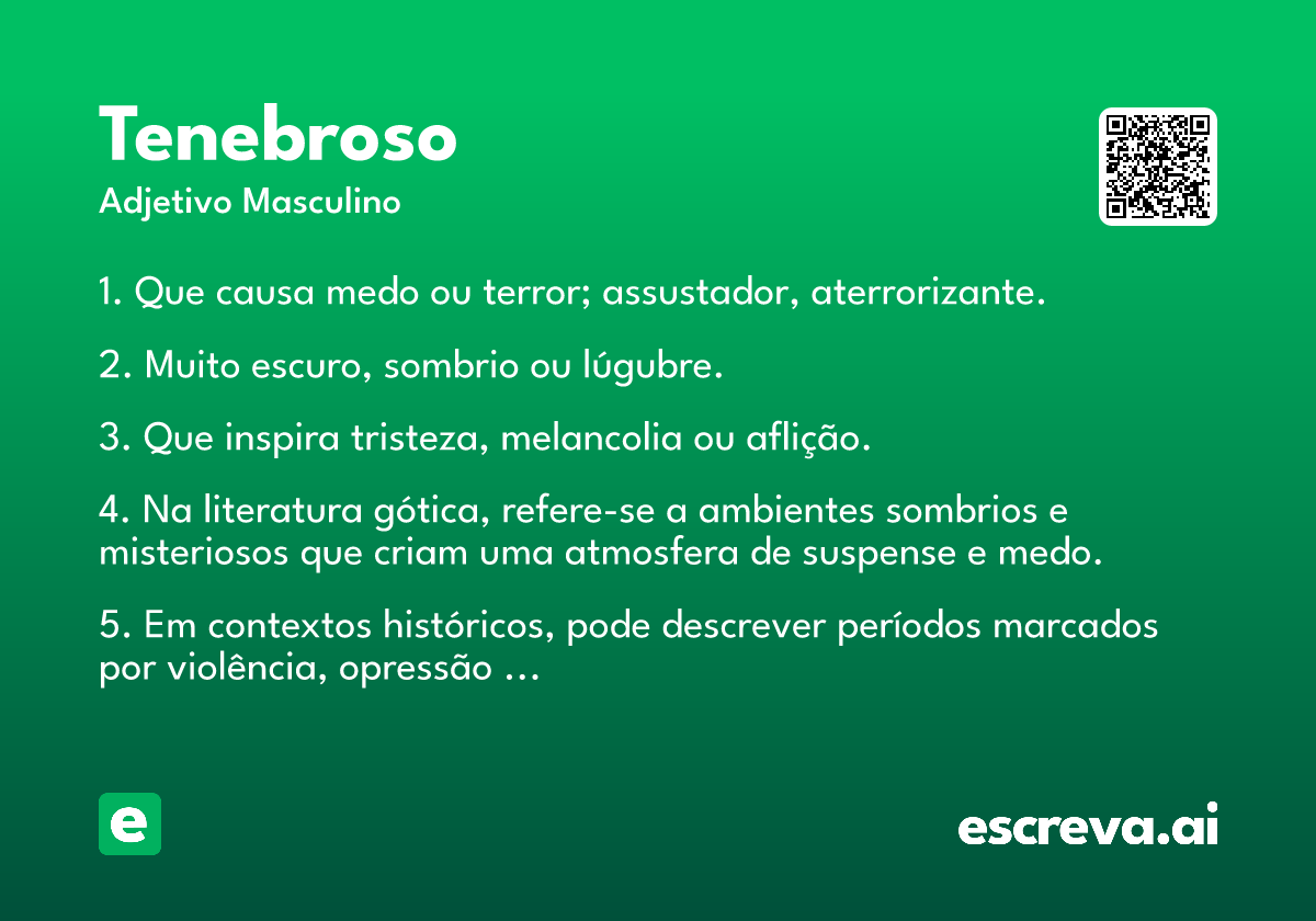 tenebroso