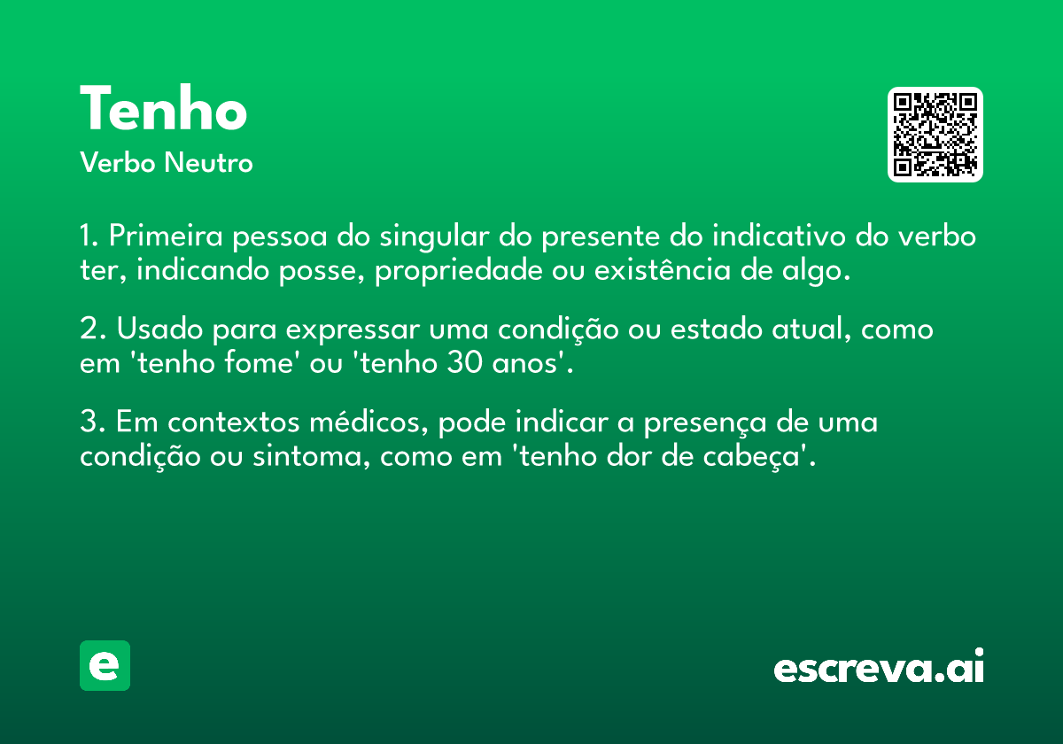tenho
