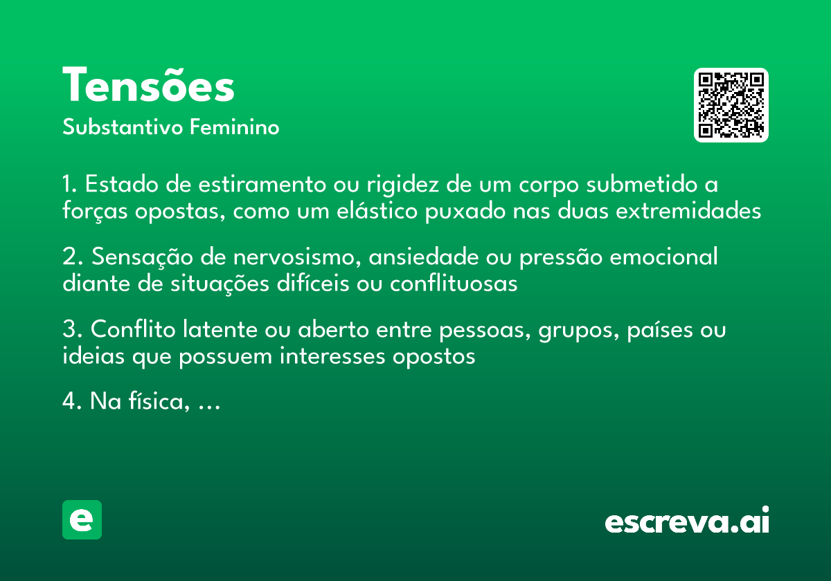 tensões