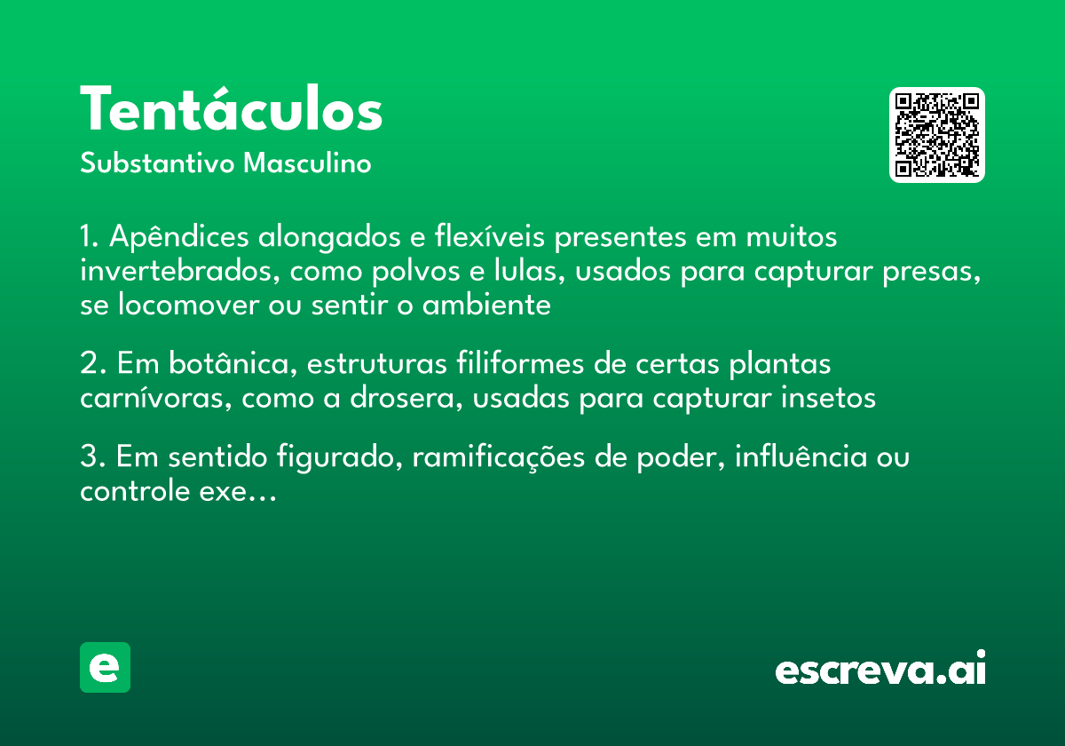 tentáculos