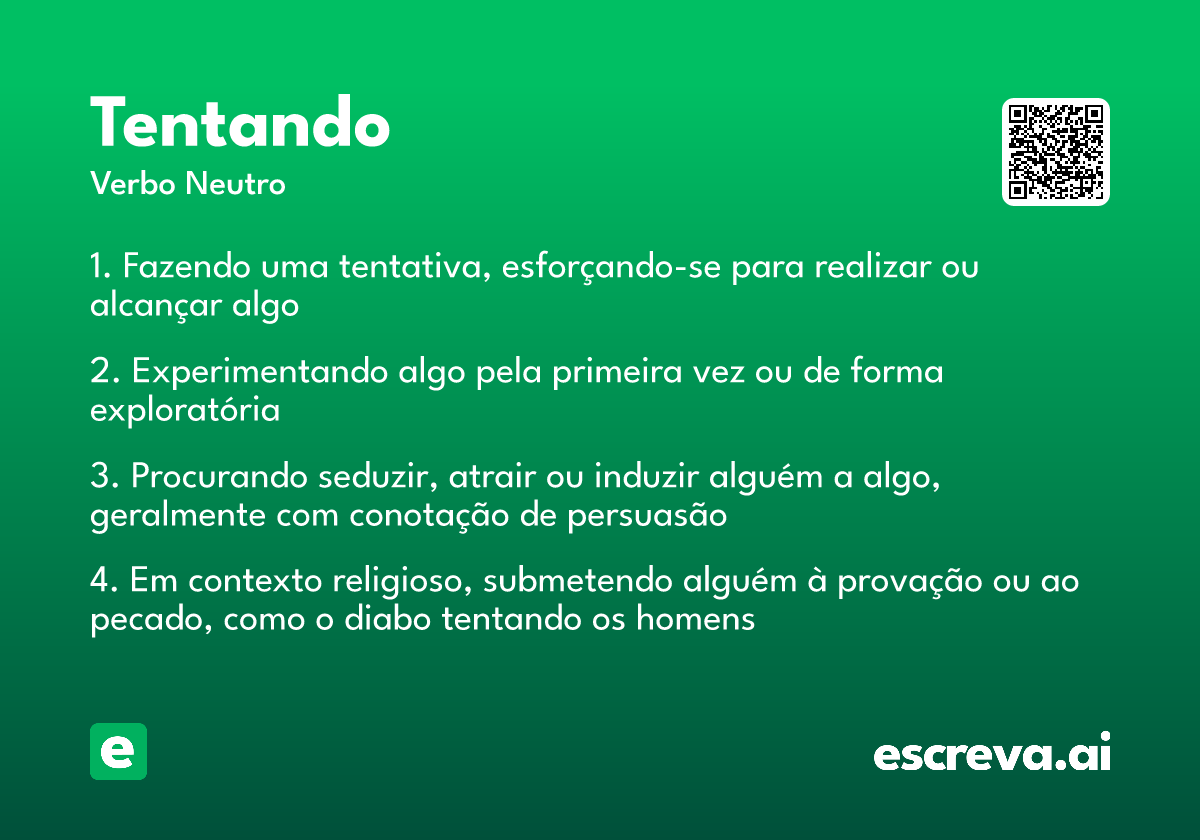 tentando