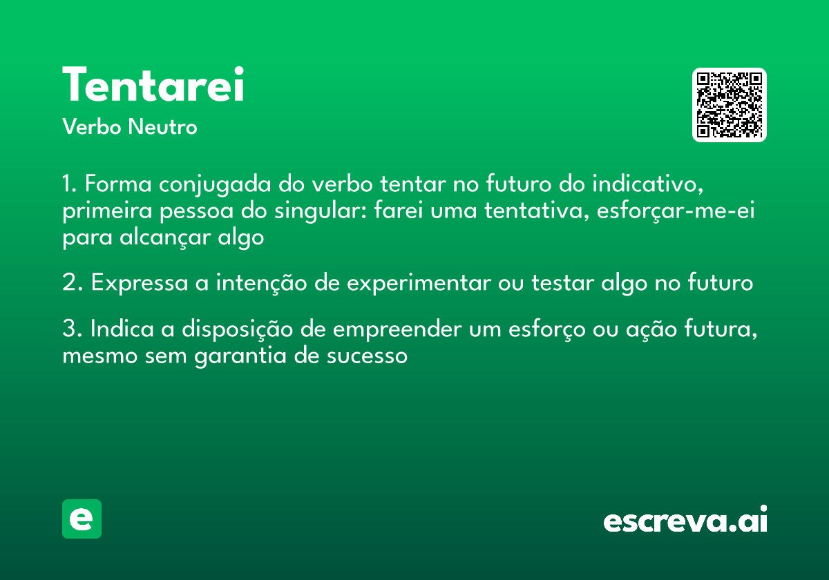 tentarei