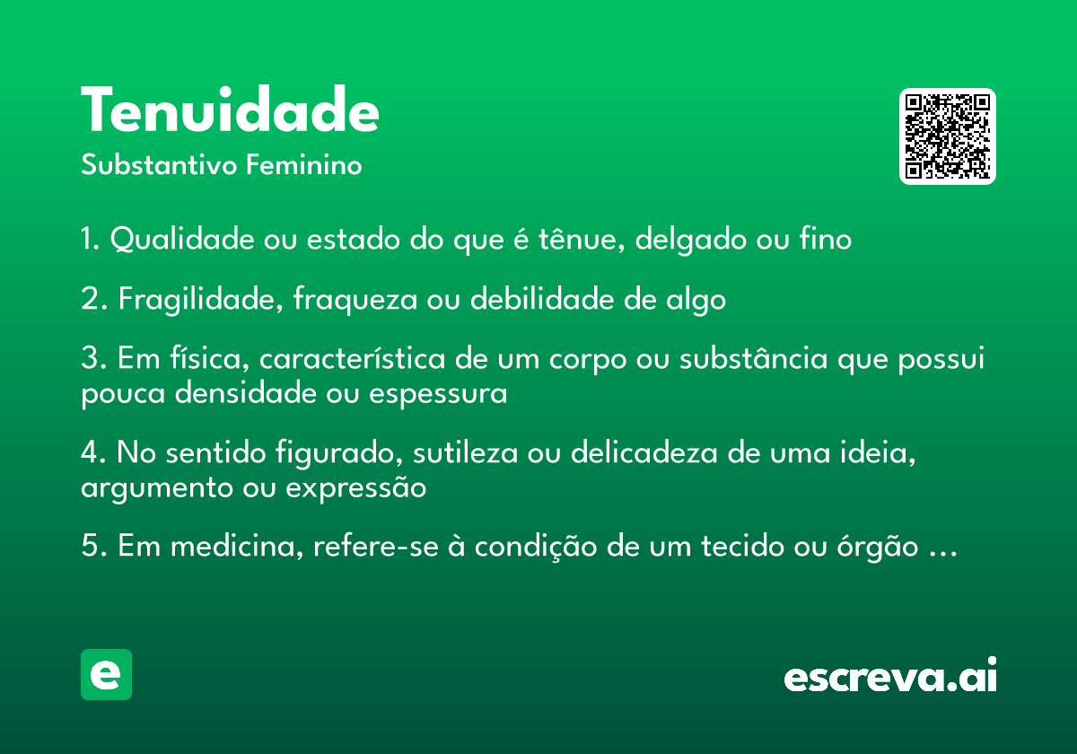 tenuidade
