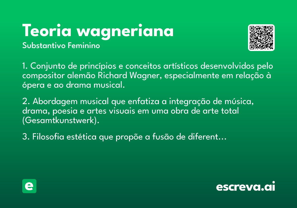 teoria wagneriana