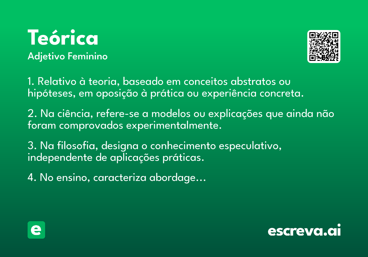 teórica