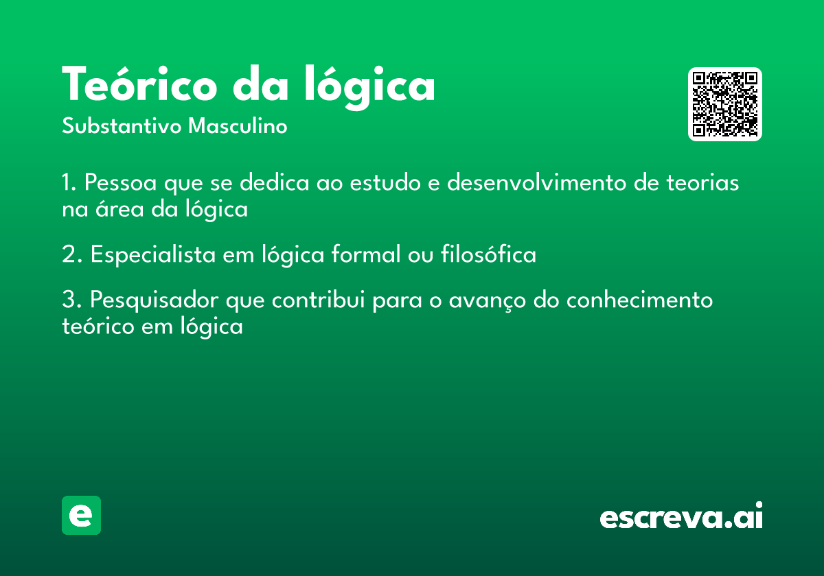 teórico da lógica