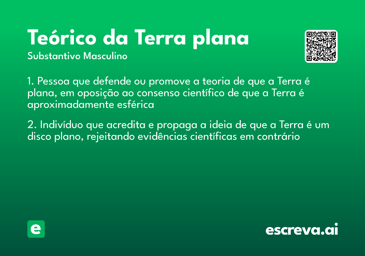 teórico da Terra plana