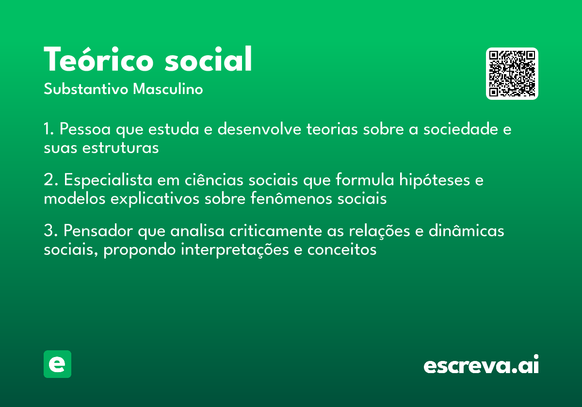 teórico social