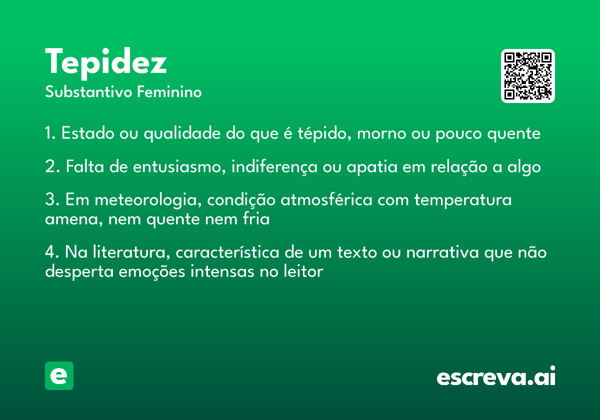 tepidez