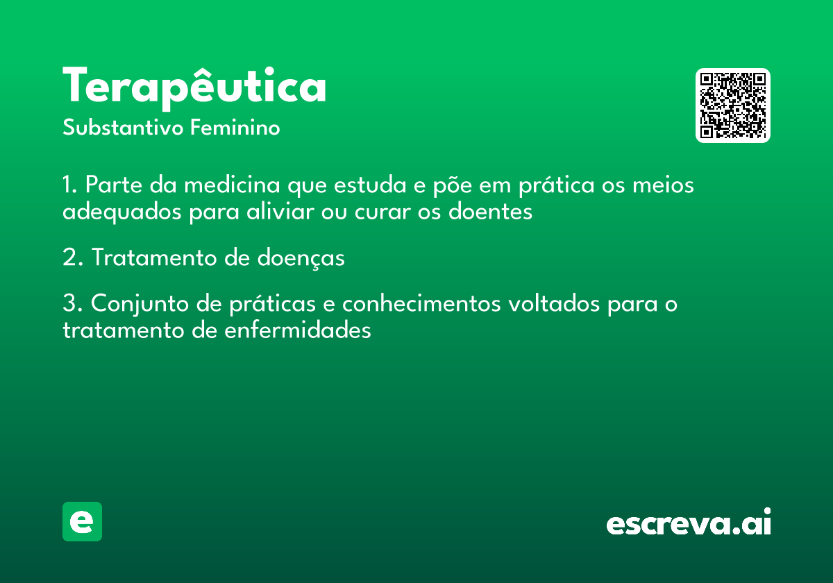 terapêutica