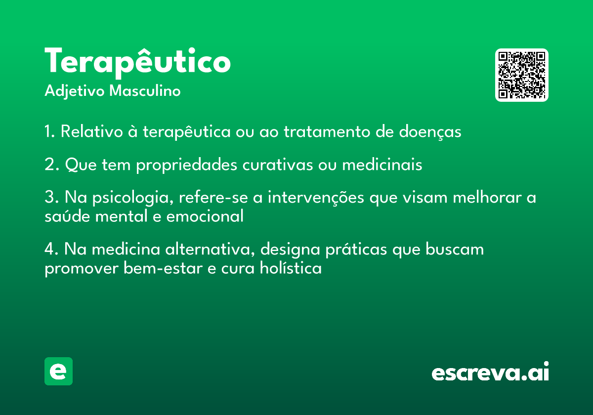 terapêutico