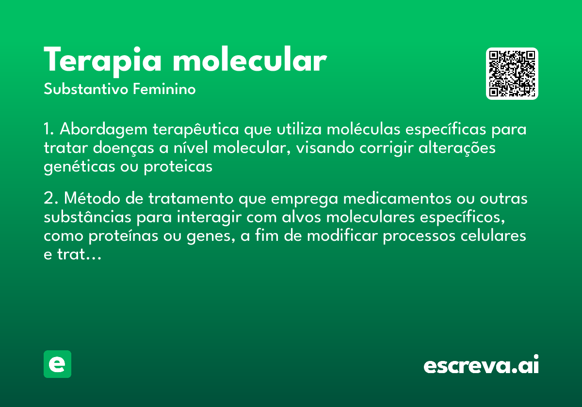 terapia molecular