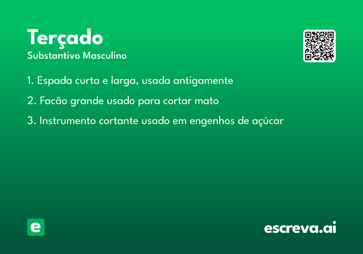 terçado