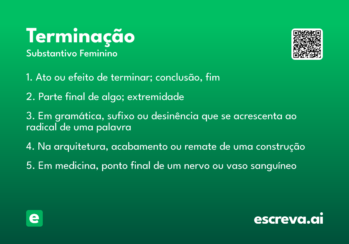 terminação