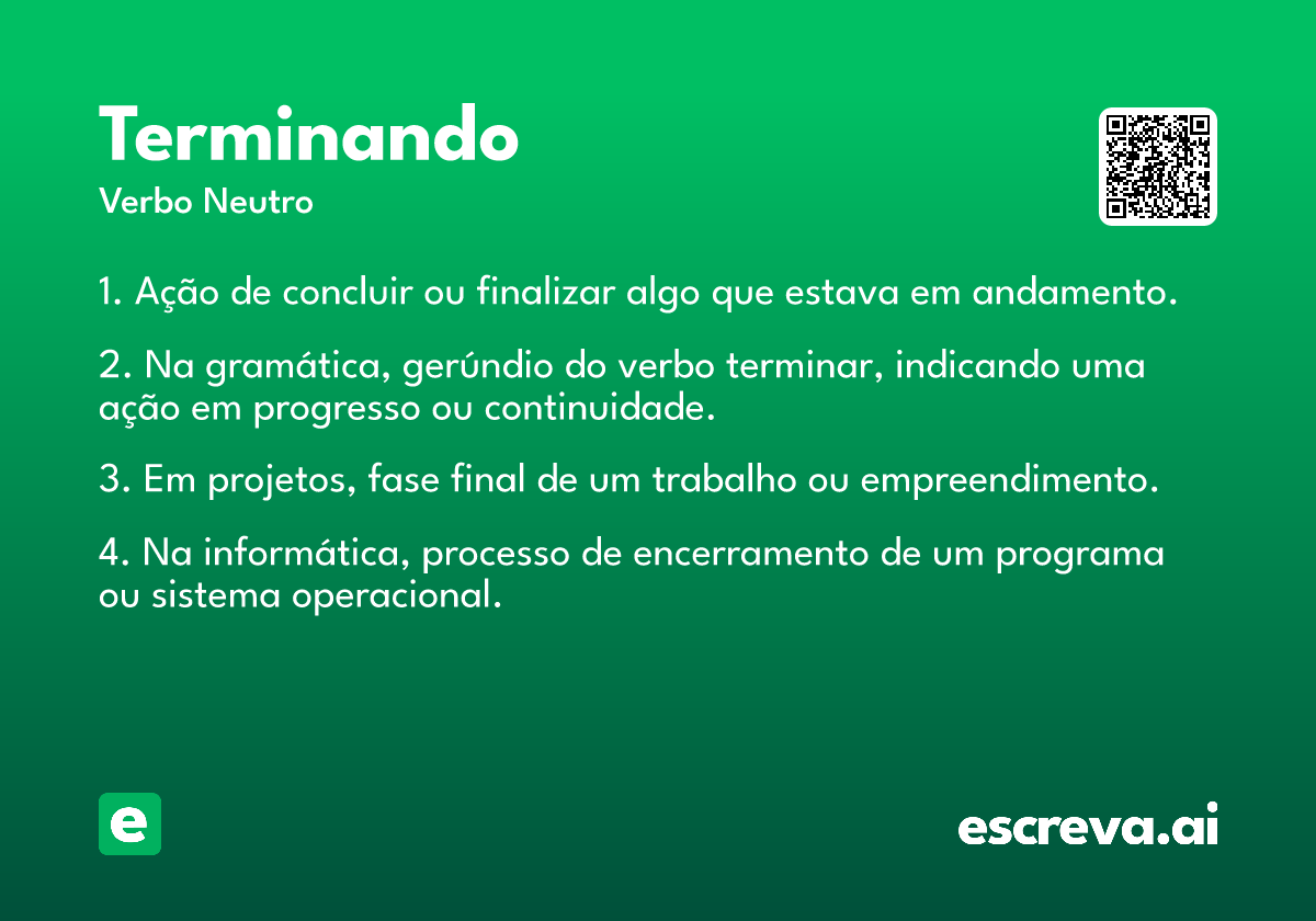 terminando