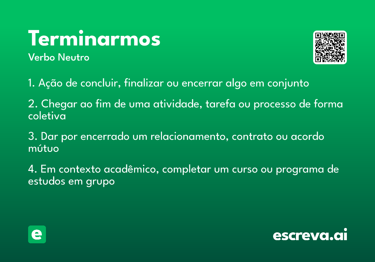 terminarmos