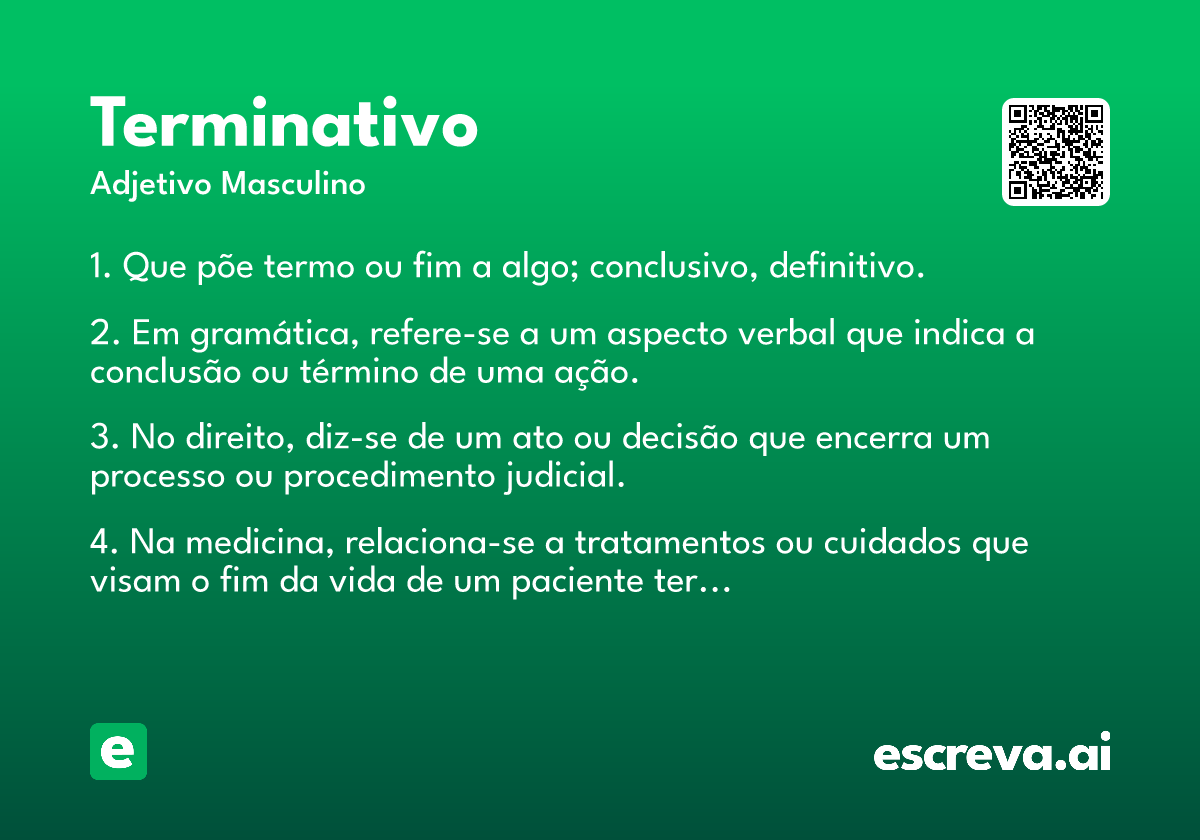 terminativo