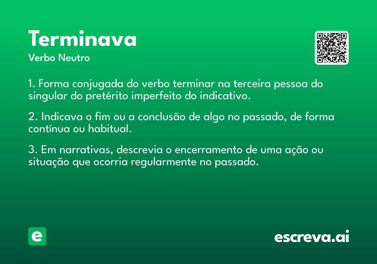 terminava